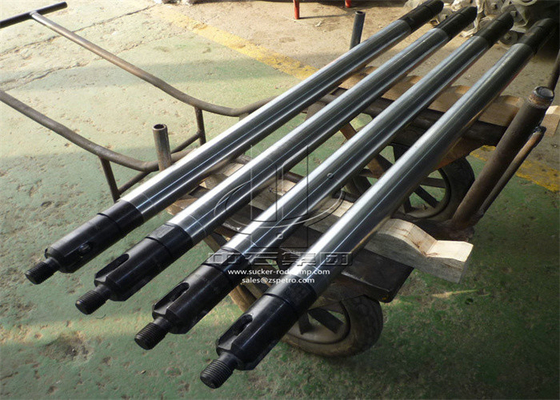 API 11AX Sucker Rod Pump Spray Metal Plunger Bagian Kunci Untuk Sumur Minyak