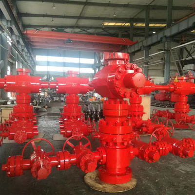 Peralatan wellhead API 6A Berkualitas Tinggi pohon Natal / pengeboran minyak X-tree untuk industri minyak