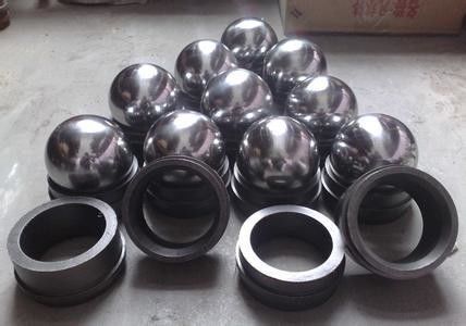 Tahan korosi Titanium Valve Ball & Tungsten Valve Seat untuk Teknik Presisi