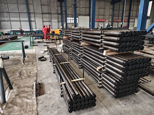 Suku cadang pompa batang pengisap API 11AX laras baja untuk aplikasi ekstraksi dan pemeliharaan minyak
