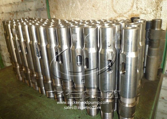 Bagian Pompa Ladang Minyak Steel, Teknologi Chrome Disepuh Plucker Sucker Rod Pump