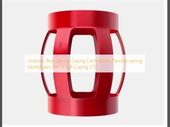 Unibody Bow Spring Casing Centralizers Fleksibel-Spring Centralizers untuk 13 3/8 Casing STD
